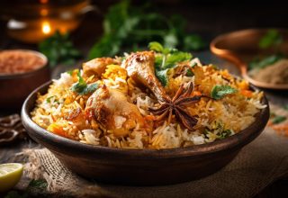 gourmet-chicken-biryani-with-steamed-basmati-rice-generated-by-ai